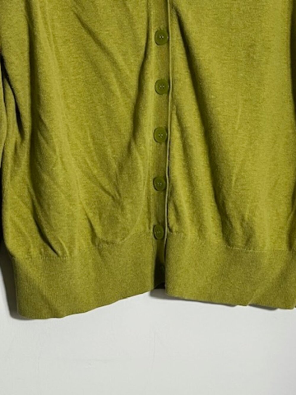 Lane Bryant Olive Green Cardigan Sweater Size 16 - Picture 5 of 12